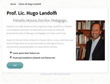 Tablet Screenshot of hugolandolfi.com